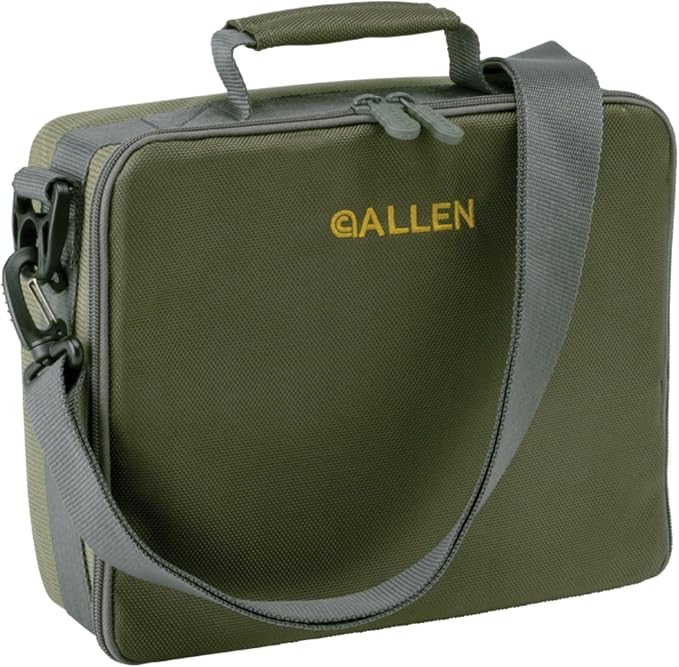 Allen Company Spring Creek Fishing Reel and Gear Bag - Portable Organizer - Holds up to 10 Fly Reels or 6 Spinning Reels - Green