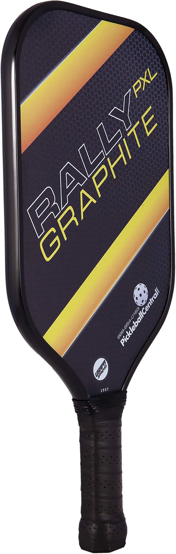 Rally PXL Graphite Pickleball Paddle | Polymer Composite Honeycomb Core, Graphite Carbon Face | Lightweight | USAPA Approved