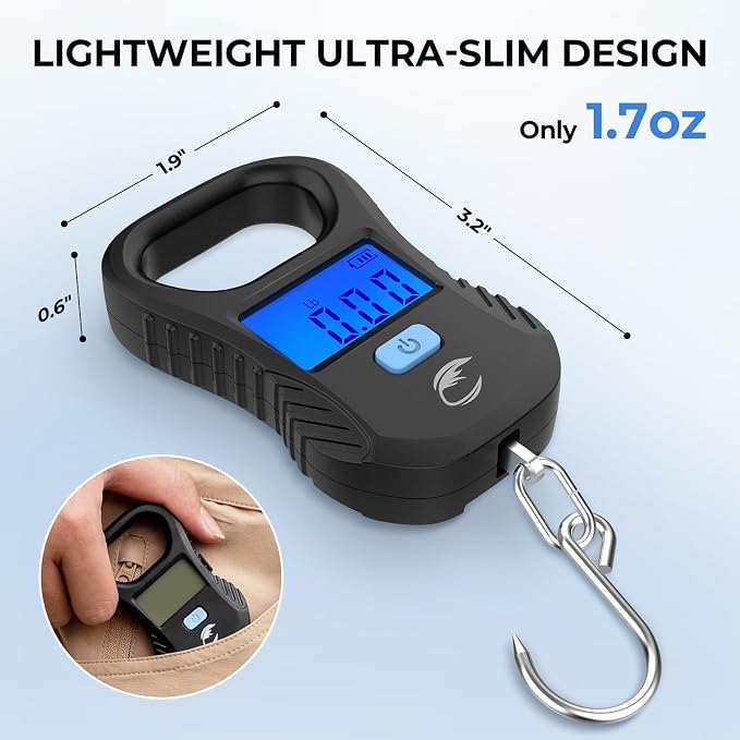Calamus DriftWave Fishing Tool Kit | Multi-Function Tool Kit, Corrosion-Resistant Pliers, Fish Lip Gripper with Tape Measure, Digital Fish Scale, Fishing Gear