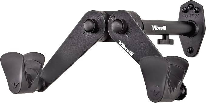 Vibrelli Bike Wall Mount - Horizontal Storage Rack for Hanging Bicycles in Garage - Adjustable Bike Hanger, Holder - Wall Bike Rack Hooks for Bicycle