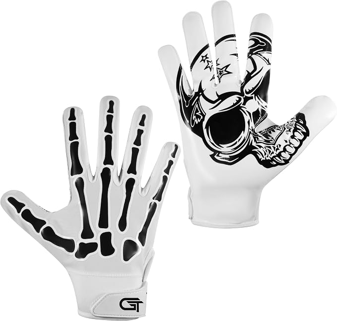 Glorious Traders Adult & Youth Football Gloves - Ultimate Performance Booster with Super Sticky Grip