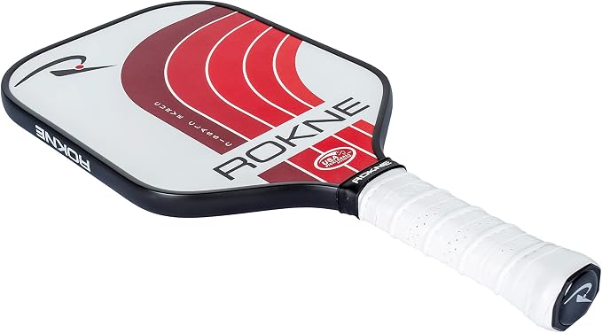 ROKNE Curve Classic Pickleball Paddle | USAPA Approved Fiberglass Pickleball Paddles | Precision Engineering & Comfort | ProGrit Texture for Max Spin & Power | Paddle
