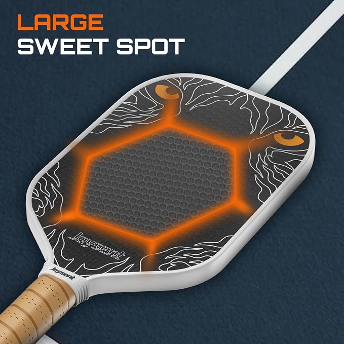 Pickleball Paddles Set, T700 Raw Carbon Fiber Pickleball Paddle, USAPA Approved 16mm Core Power Pickleball Racket for Adults Men Women, Phantom Eye GEN4 Pro