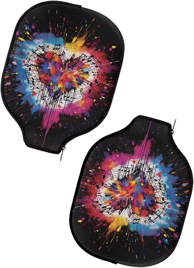 Pickleball Paddle Covers Only for Men and Women Zipper Closure Protection and Decoration