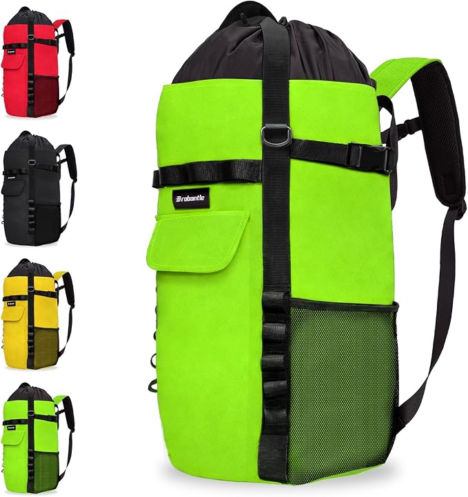 Climbing Rope Bag,Large Capacity Arborist Tree Rope Storage Bag,Waterproof Outdoor Rock Climbing Gear Bag