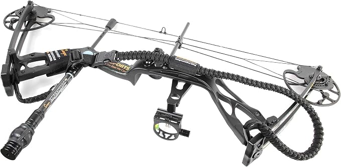 SUNYA Paracord Compound Bow Sling with V2 Upgraded Magnetic Connection System. Lightweight Hands Free Shoulder Carrying Sling for Bow Hunting, Field Archery and 3D