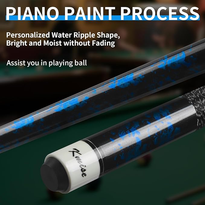 Kmise Pool Stick Set of - 58" Pool Cue Stick, Canadian Maple Professional Billiards Pool Cue, Pool Sticks for Adults, 18~21oz Multiple Colors