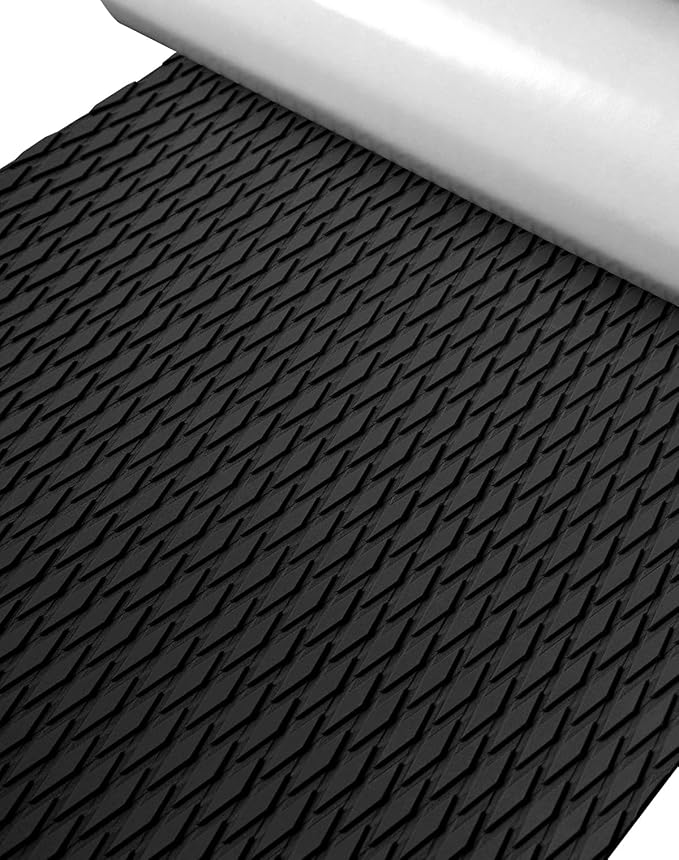 Hjdeck Universal Surfboard Pad EVA Foam Boat Flooring Decking Sheet Self-Adhesive Non-Slip Deck Grip Mat Marine Carpet for Yacht Boat Kayak Decking Golf Cart Fishing Boat RV Surfing Traction Pad