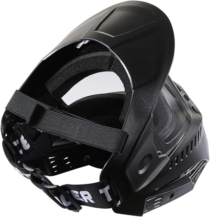 Lancer Tactical High Strength Polyethylene Full Face Airsoft Paintball Mask with Visor