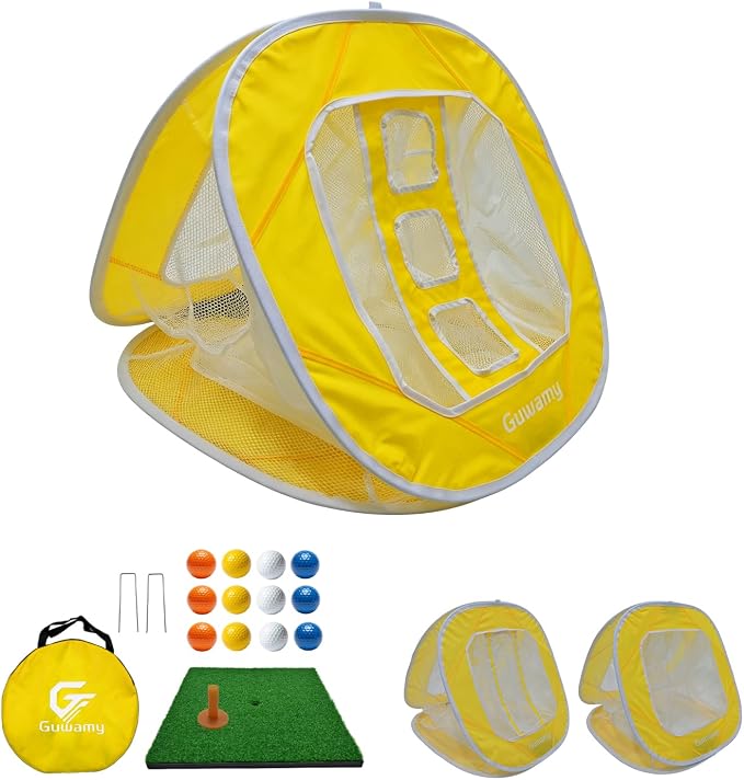 3-in-1 Pop Up Golf Chipping Net – Precision & Distance Trainer, Easy Indoor/Outdoor Setup – Ideal Gift