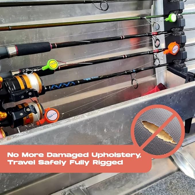 HOOK-EZE Fishing Knot Tying Tool | Protect from Fish Hooks | Tie Fishing Knots Easily, FG Knot Tying Tool, GT Knot Assist for Braid to Leader Connection, Adjustable Tension
