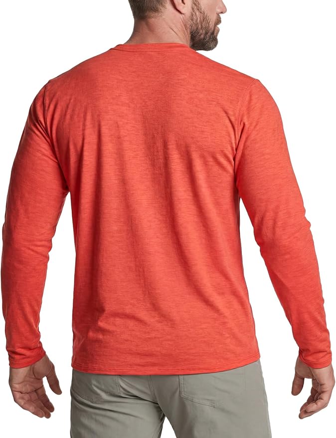 CQR Men's UPF 50+ Sun Protection Long Sleeve Quick Dry Athletic Shirts, Stretch Running Workout Hiking T-Shirts