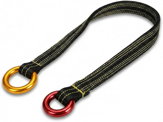 Tree Arborist Friction Saver Tree Climbing Cambium Saver Loop Belt Sling Retrievable Anchor 35.4 inch/43 inch
