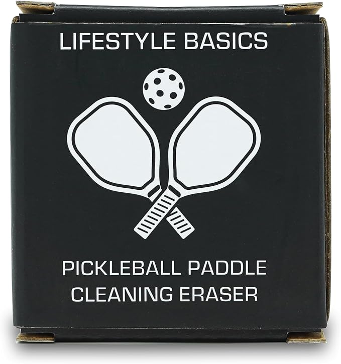 Lifestyle Basics Pickleball Paddle Cleaner Spray & Pickleball Paddle Eraser | Improves Spin and Accuracy | Washes Away Dirt, Oil, Sand, Dust, and Gr