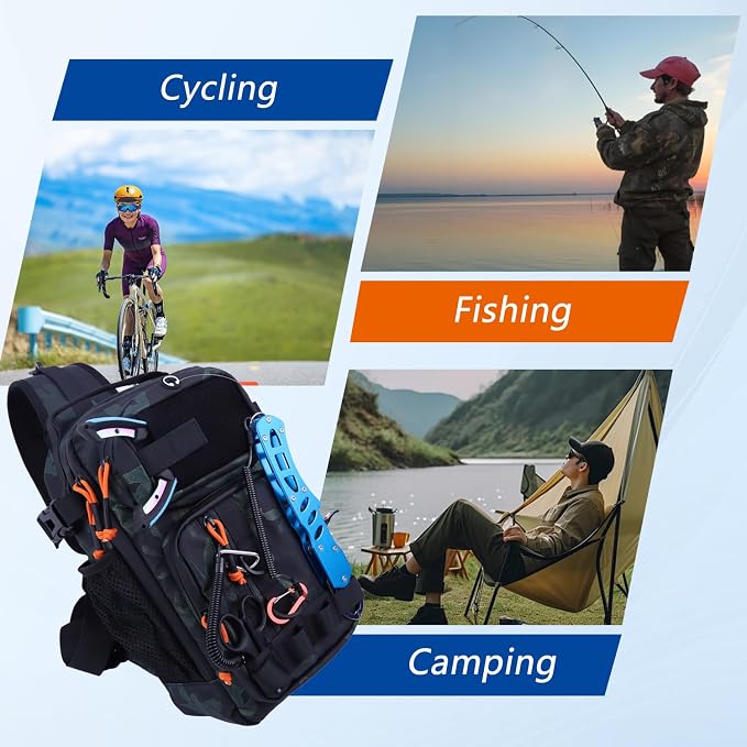Fishing Backpack with Tackle Boxes,Waterproof Fishing Shoulder Bag for Fishing Gear,Fish Bag with 136 Pcs Fishing Lures Kit,Fish Hook Remover Tool,Fish Lip Gripper,Fishing Plier,Gifts for Men (Green)