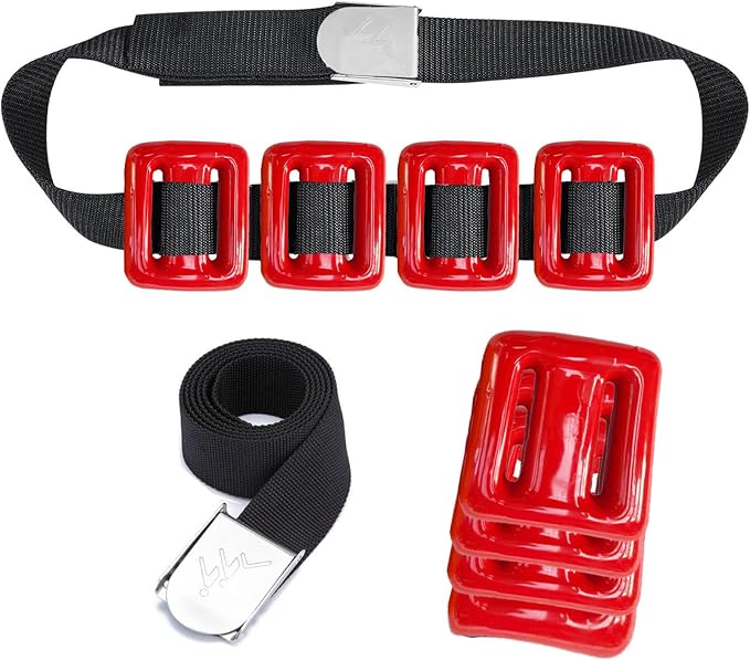Dive Weights for Scuba Diving Weight Belt(1lb-4.4lb / 0.5kg-2kg),Vinyl Scuba Weights, Coated Dive Weights,Coated Lead Diving Weights, Dive Belt Weights for Freediving, Spearfishing