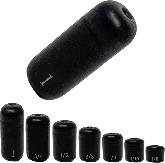 Reaction Tackle Tungsten Barrel Weights - Egg Shaped Sinkers for Carolina Rig Bass Fishing - Freshwater & Saltwater - Size Stamped