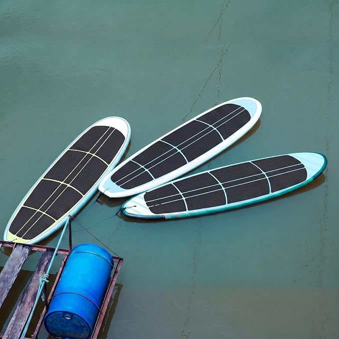 Nuanchu 12 Pcs Sup Deck Traction Pad Tail Pads Skid Proof for Stand up Paddle Board Long Board Surfboard Performance EVA 23.62 x 11.5 x 2 Inches