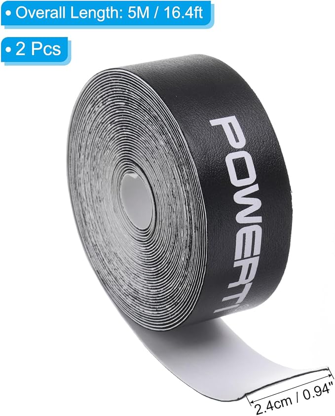 PATIKIL Badminton Racket Head Protector Sticker, Racquet Guard Tape Rackets Frame Stickers Wear-Resistant