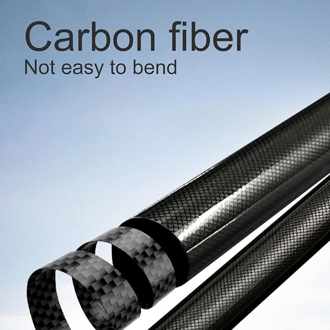 Carbon Fiber Pool Cue Stick 9.5mm Low Deflection Professional Billiard Cue Set with Hard Case Accessories Snooker Table Cue for Home Bars, Blue4