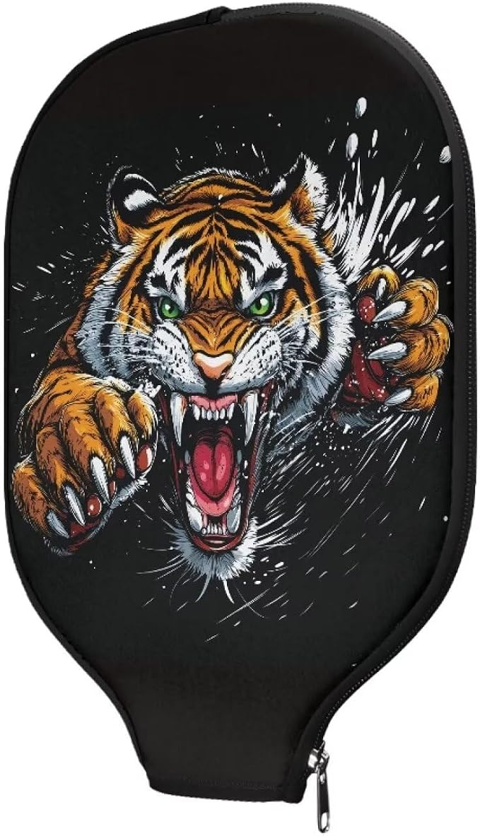 Pickleball Paddle Covers Only for Men and Women Zipper Closure Protection and Decoration