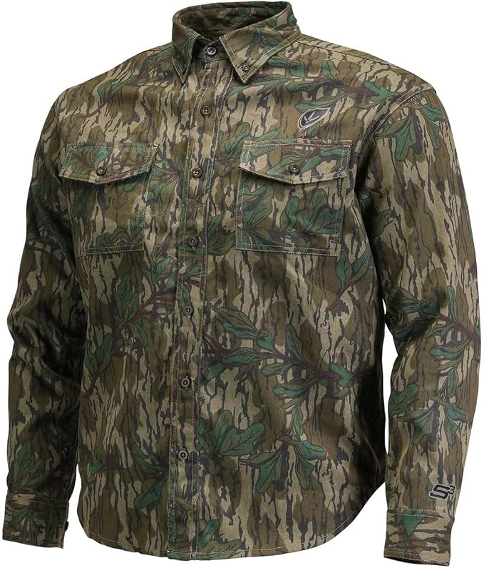 BLOCKER OUTDOORS Lightweight Finisher Turkey Hunting Button-Up Shirt