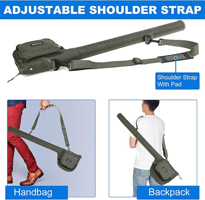 Fly Fishing Combo - Rod, Reel, Carrier, Bag & Case - Portable Fly Fishing Gear