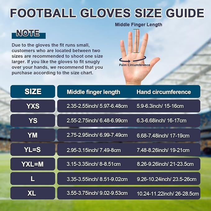 RIGWARL Football Gloves Adult Men, Youth Kids Football Gloves with Super Sticky Grip, Receiver Glove Adult Youth Kids Best Gift for Father‘s Day