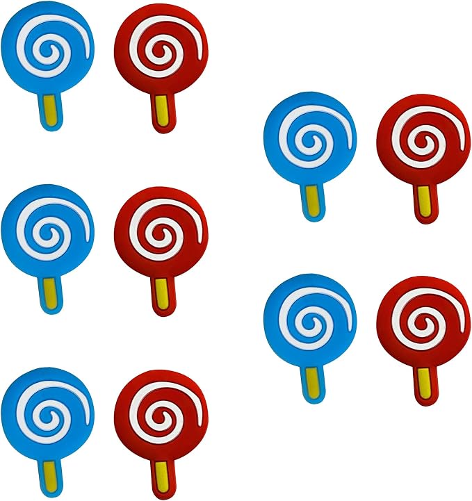 Tennis Racket Vibration Dampeners(11/30 Packs) Cartoon Shape Tennis Racquet Shock Absorbers