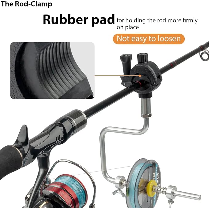THKFISH Fishing Line Spooler Fishing Line Winder Spooler Fishing Accessories Adjustable Stable Portable Fishing Line Spooler/Fishing Line Remover