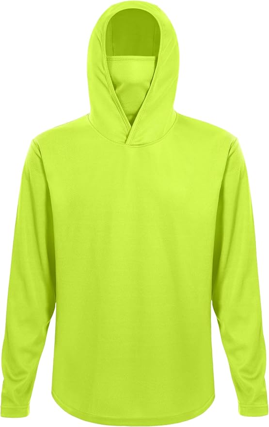 Mens Long Sleeve T-Shirts Casual Crew Neck Tee Shirt Summer Soft Running Swimming Cycling Fishing Tops