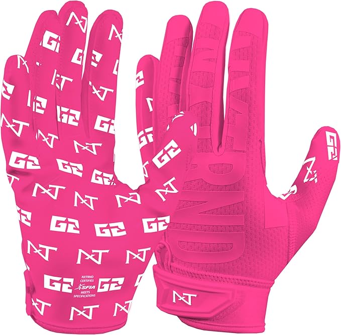 Nxtrnd G2 Pro Football Gloves, Men's Ultra Sticky Elite Receiver Gloves