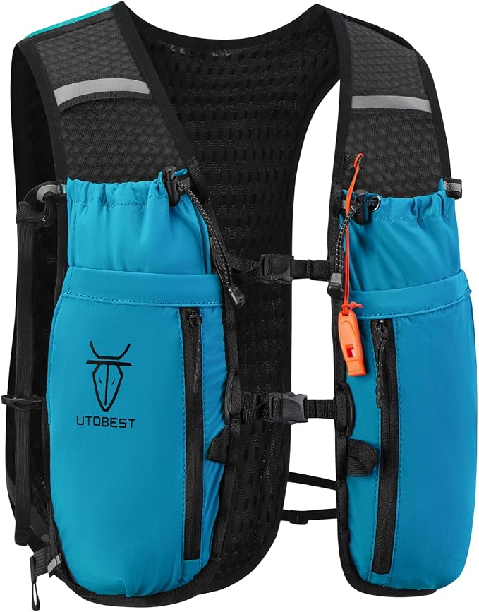 UTOBEST 10L Running Hydration Vest with 2L Bladder – Lightweight Trail Running Vest for Women & Men, Adjustable Marathon Backpack for Running