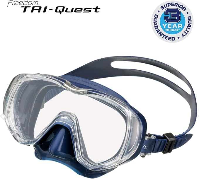 TUSA M-3001 Freedom Tri-Quest Scuba Diving Mask
