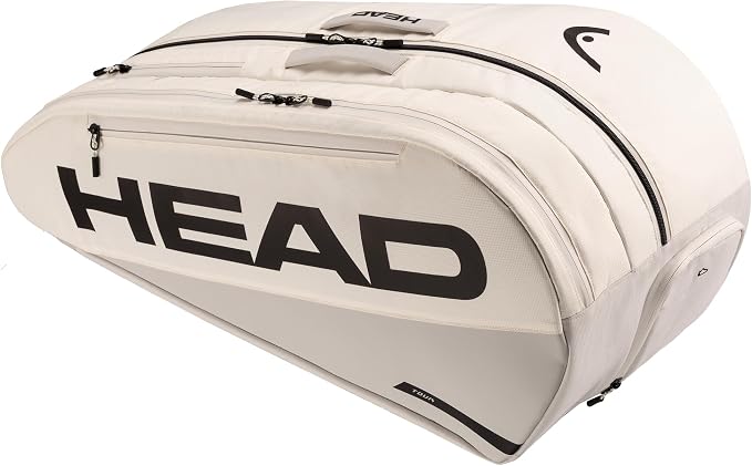 HEAD Tour Racquet Bag L (9R) Tennis Bag - Holds Up to 9 Racquets, CCT+ Climate Control Technology, 2 Main Compartments, Shoe Pocket & Backpack Carry System
