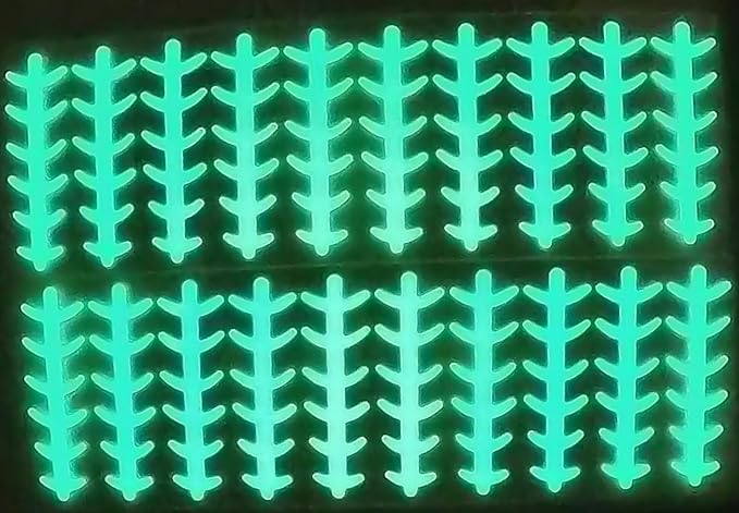 UV & Glow Fishing Lure Ladder Back Decal Tape 20 Pack