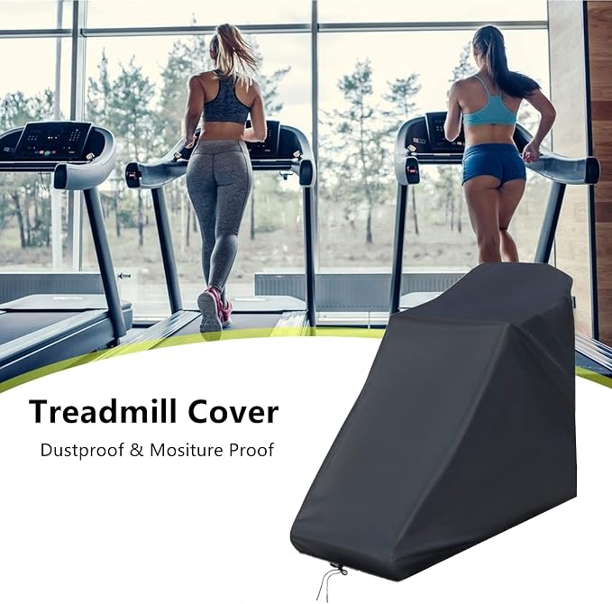 Treadmill Cover, Waterproof Outdoor Treadmill Covers with Drawstring