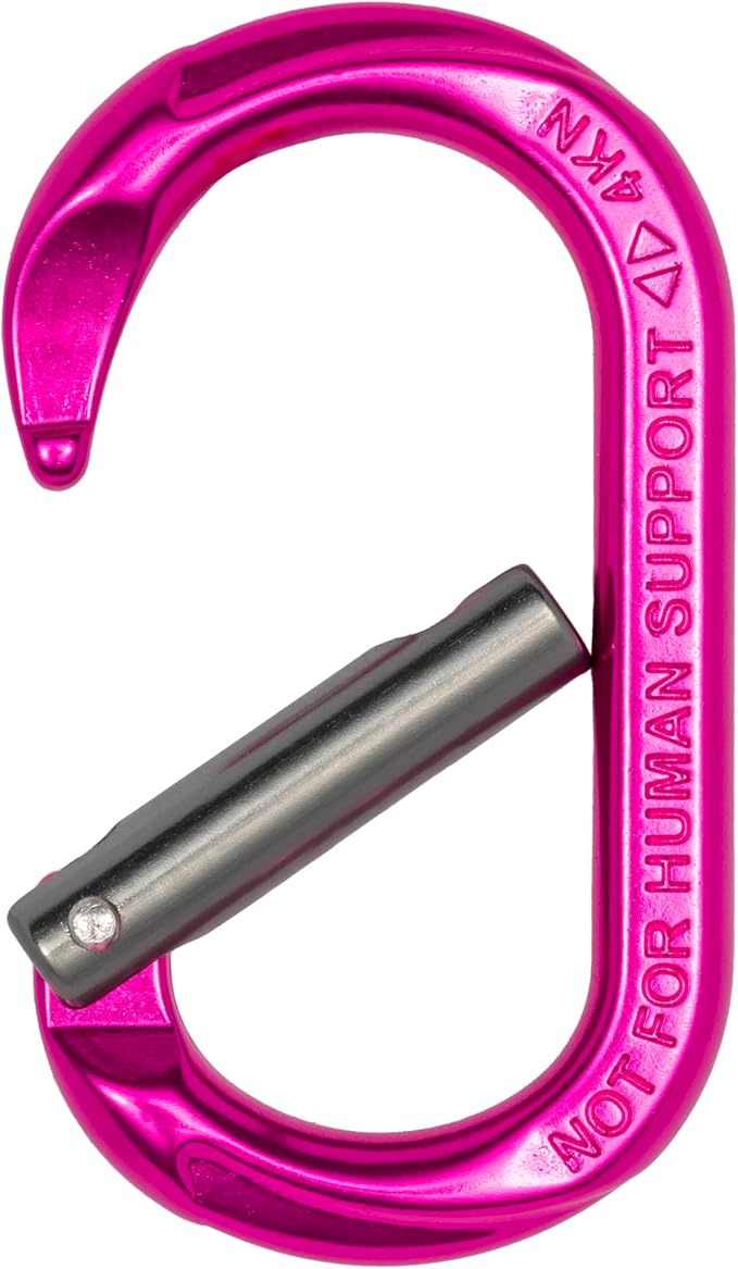 Carabiner Micro 900 Aluminum Straight Gate Keylock 4 kN