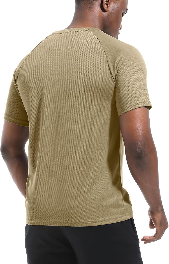 Boyzn 1, 3, 5 or 7 Pack Men's Workout Running Shirts, Dry Fit Moisture Wicking T-Shirt, Gym Athletic Short Sleeve Tee Shirts
