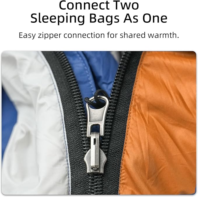 Down Sleeping Bag with Pillow, 0°F 20°F 32°F Regular and XL Compact Lightweight Sleeping Bag for Adults,Teens Backpacking,Camping and Hiking Outdoor