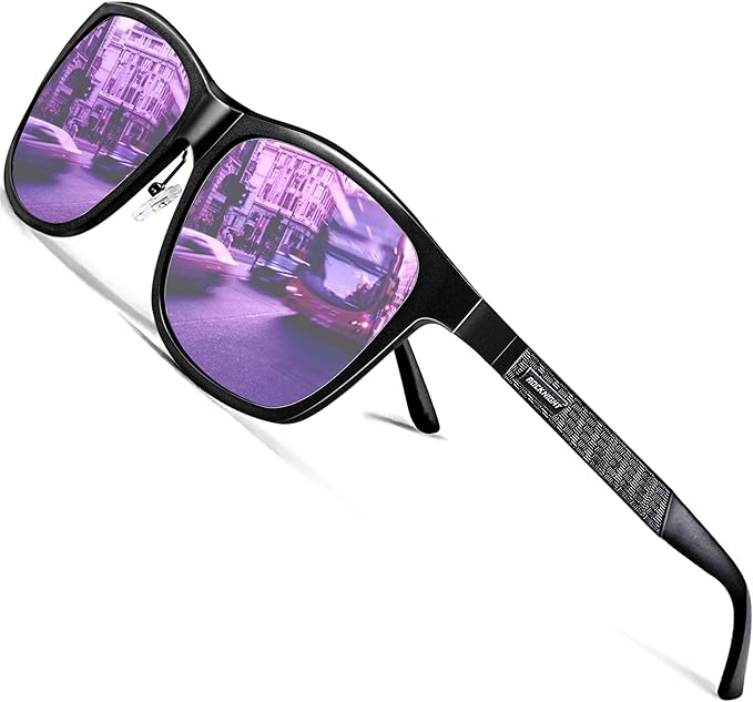 ROCKNIGHT Polarized Driving Sunglasses with Spring Hinges