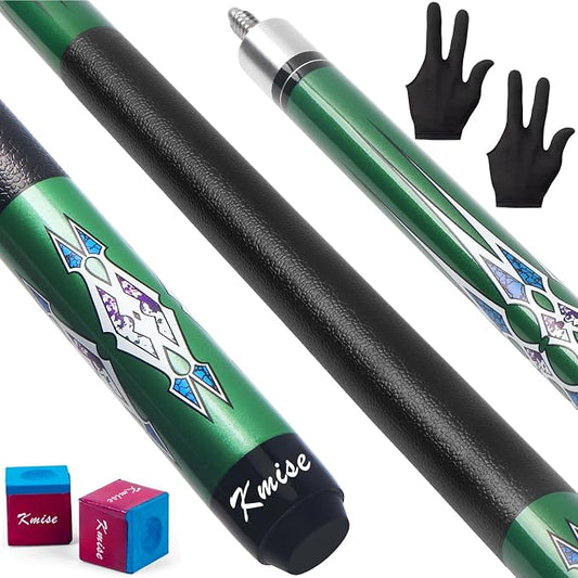 Kmise Pool Stick Set of - 58" Pool Cue Stick, Canadian Maple Professional Billiards Pool Cue, Pool Sticks for Adults, 18~21oz Multiple Colors