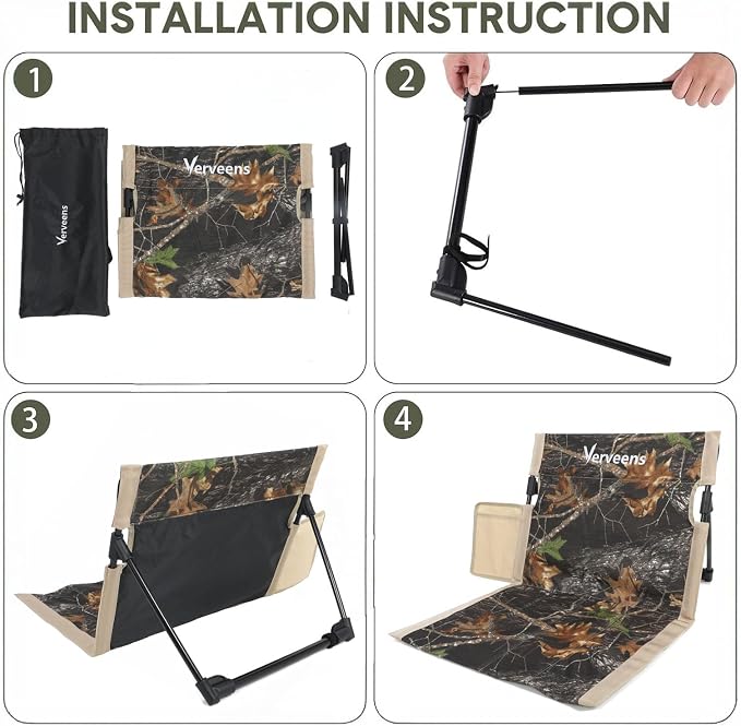 Extra Large Foldable Camping Chair with Cup Holder,Ultra-Light Portable Beach Chair with Carry Bag for Sunbathing Swimming Poolside Picnic Lawn Road Hiking Trips (Camouflage Pattern)