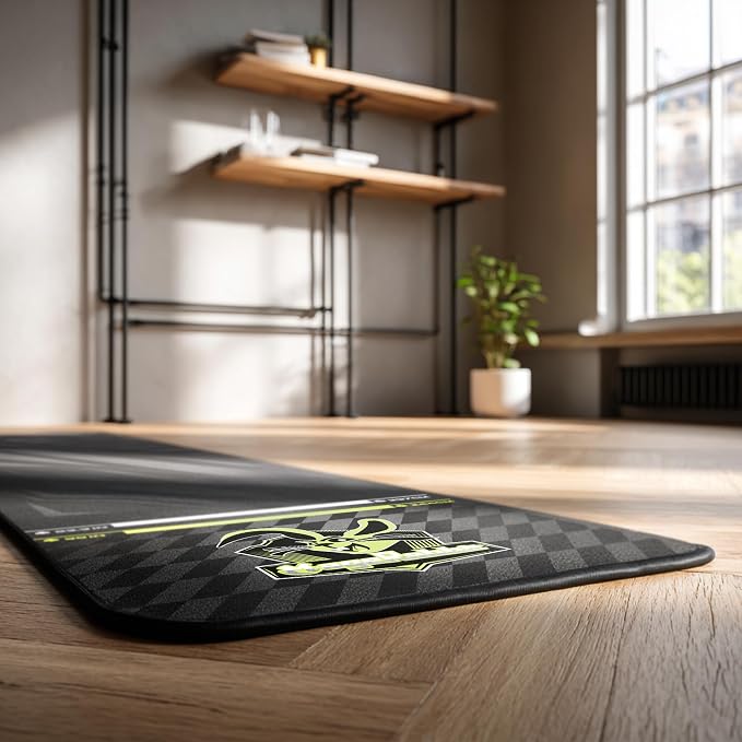 Darts Mat, 297x66cm, with Oche Lines, Professional Non Slip Carpet, Protection for Floor and Dart Tip (MageRabbit)
