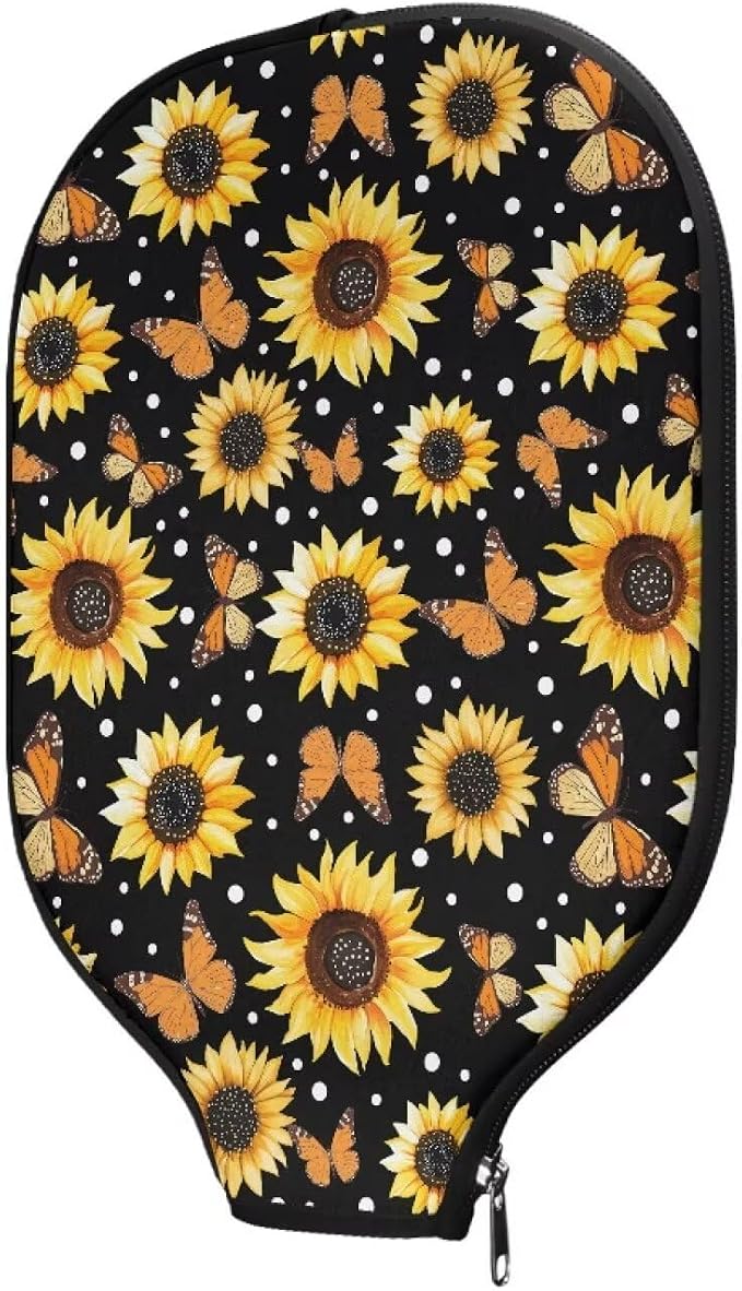 Pickleball Paddle Covers Only for Men and Women Zipper Closure Protection and Decoration