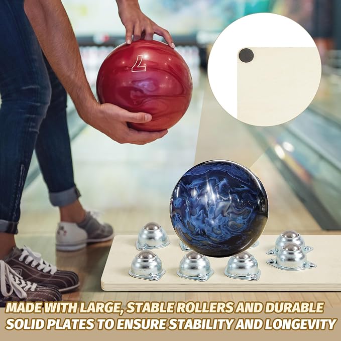 VioraWhite Bowling Ball Release Trainer Bowling Ball Motion Trainer Spinner 14 x 7.7 x 1 Inches Enhance Your Bowling Skills, Nice Your Hand and Release Position Game at Home Office Indoors