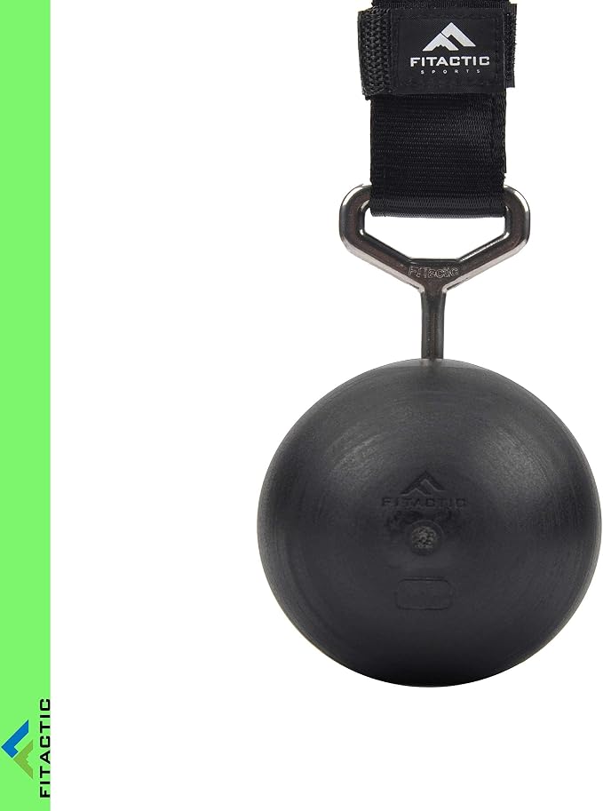 Rock Climbing Solid Training Cannonball Bomb Power Pull Up Ball Hold Grips for Straps for Finger, Forearm, Biceps, Back Muscles