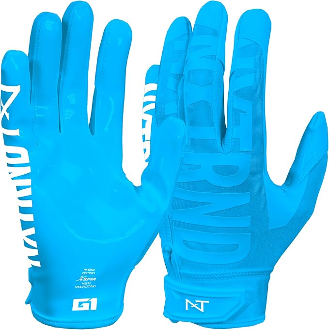 Nxtrnd G1 Pro Men's Football Gloves, Adult Sticky Receiver Gloves