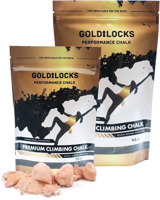 Goldilocks Chunky Chalk for Rock Climbing, Crossfit, Weight Training, Gymnastics, & More - Parent