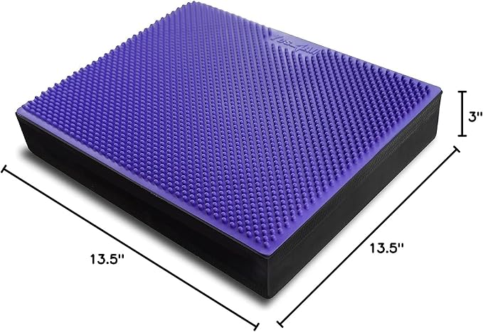 Yes4All Balance Pad, Nonslip TPE Foam Balance Pad with Upgraded Sizes - L, XL, XXL Balance Mat for Fitness, Yoga & Stability Training - Multicolor Options